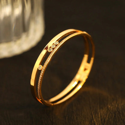 [moco jewelrys ]Move Romane Diamond Bangle Bracelet
