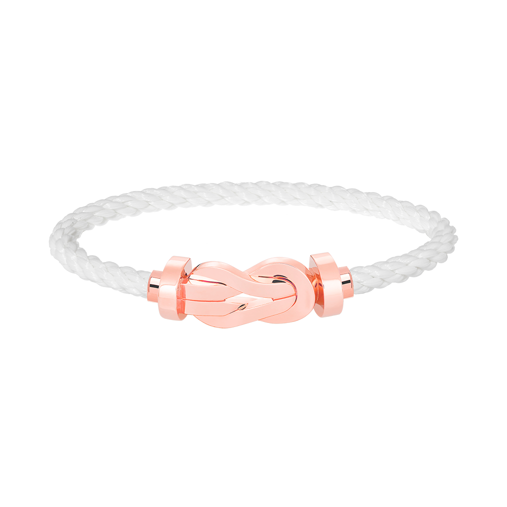 ¡®Star¡¯CHANCE LARGE 8 FIGURE BUCKLE NO DIAMOND BRACELET ROSE GOLD