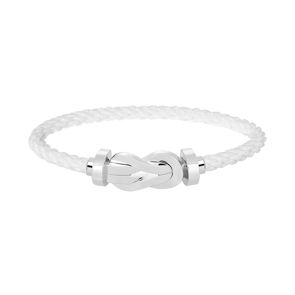 ¡®Star¡¯CHANCE LARGE 8 FIGURE BUCKLE NO DIAMOND BRACELET SILVER