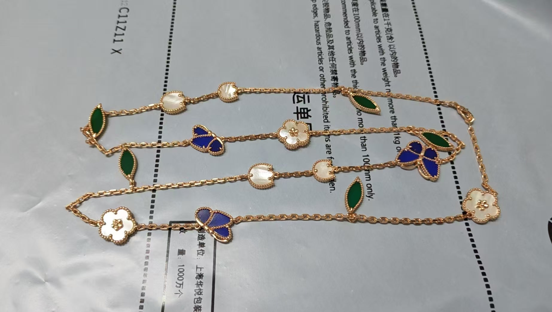 [Star] 26 NEW CLOVER 15 MOTIFS LUCKY NECKLACE