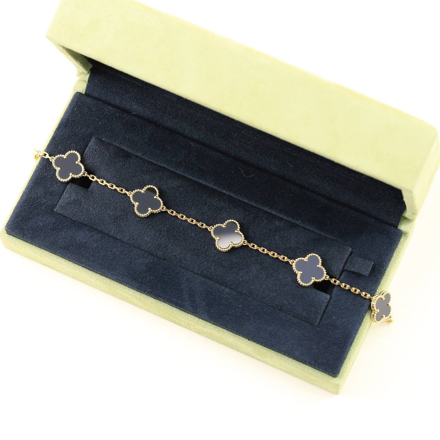 [Star]New CLOVER 5 MOTIF ONYXS BRACELET COLLECTION