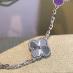 [Star]New  CLOVER 5 MOTIF VIOLET BRACELET COLLECTION