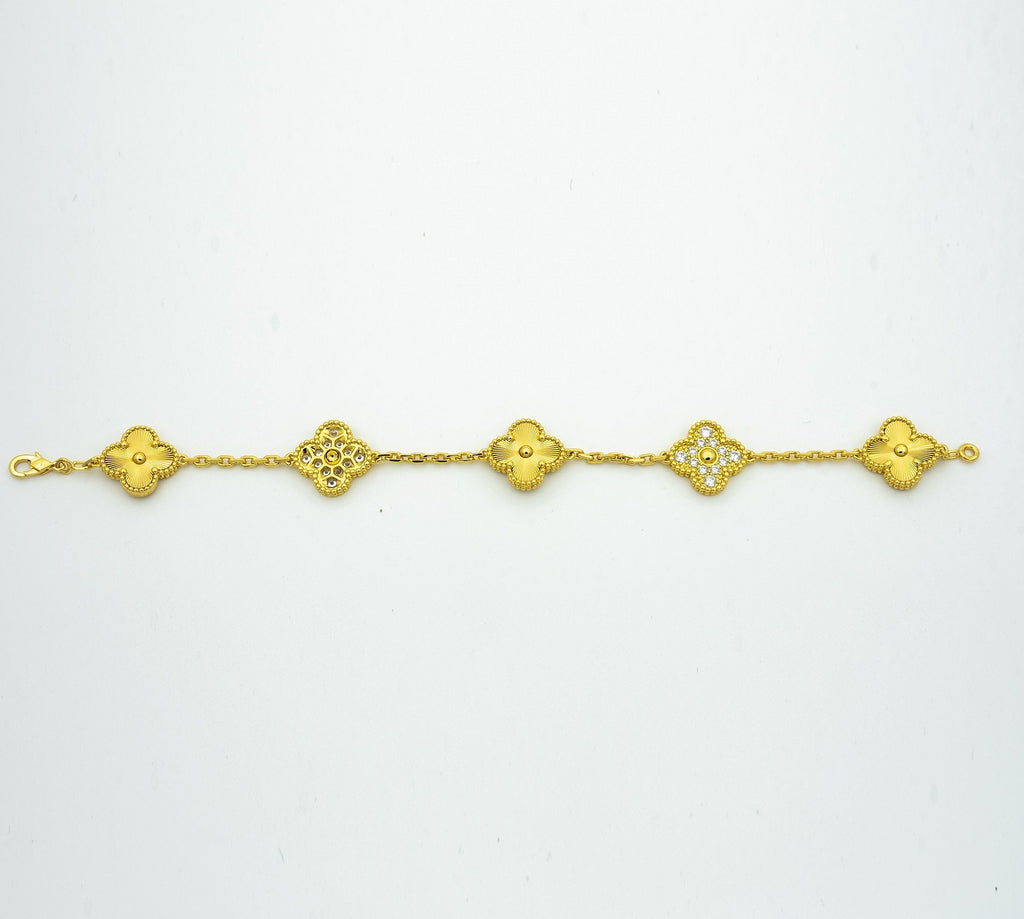 [Star]New  CLOVER 5 MOTIF LASER BRACELET COLLECTION