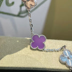 [Star]New  CLOVER 5 MOTIF VIOLET BRACELET COLLECTION