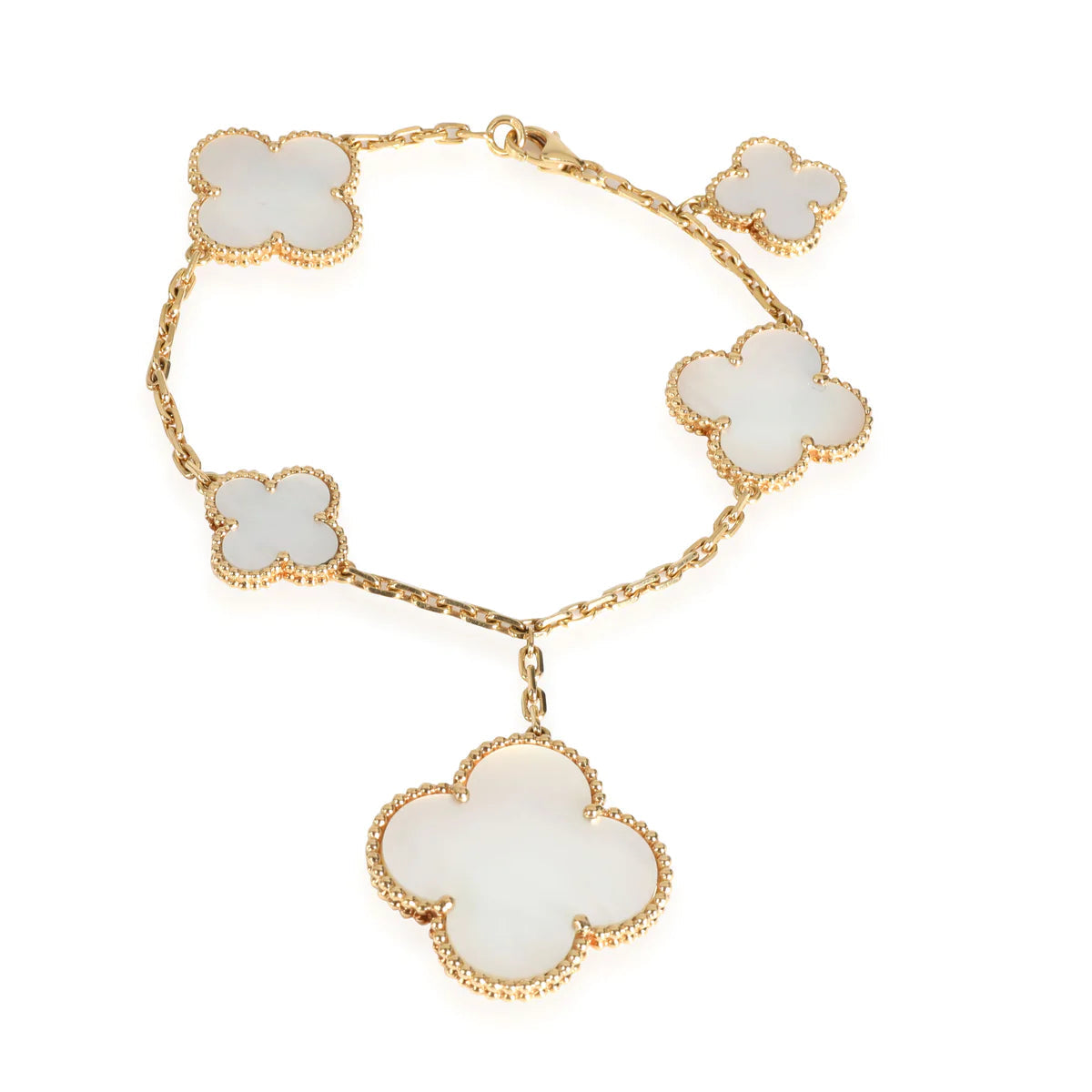 ¡®Star¡¯MAGIC CLOVER MOP GOLD BRACELET 5 MOTIFS