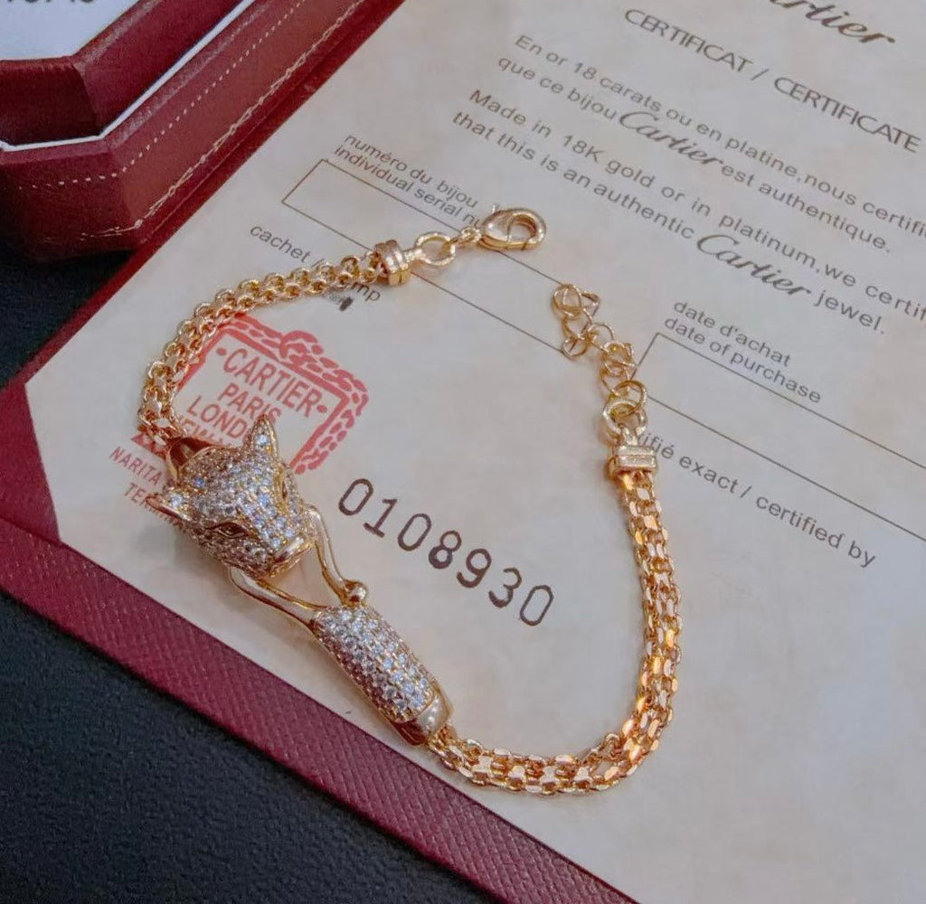 ¡®Star¡¯ PANTHERE  BRACELET DIAMONDS