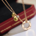 ¡®Star¡¯LOVE NECKLACE ADJUSTABLE ROSE GOLD 2 DIAMOND