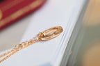 ¡®Star¡¯LOVE NECKLACE ADJUSTABLE ROSE GOLD 2 DIAMOND