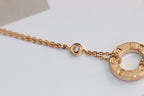 ¡®Star¡¯LOVE NECKLACE ADJUSTABLE ROSE GOLD 2 DIAMOND