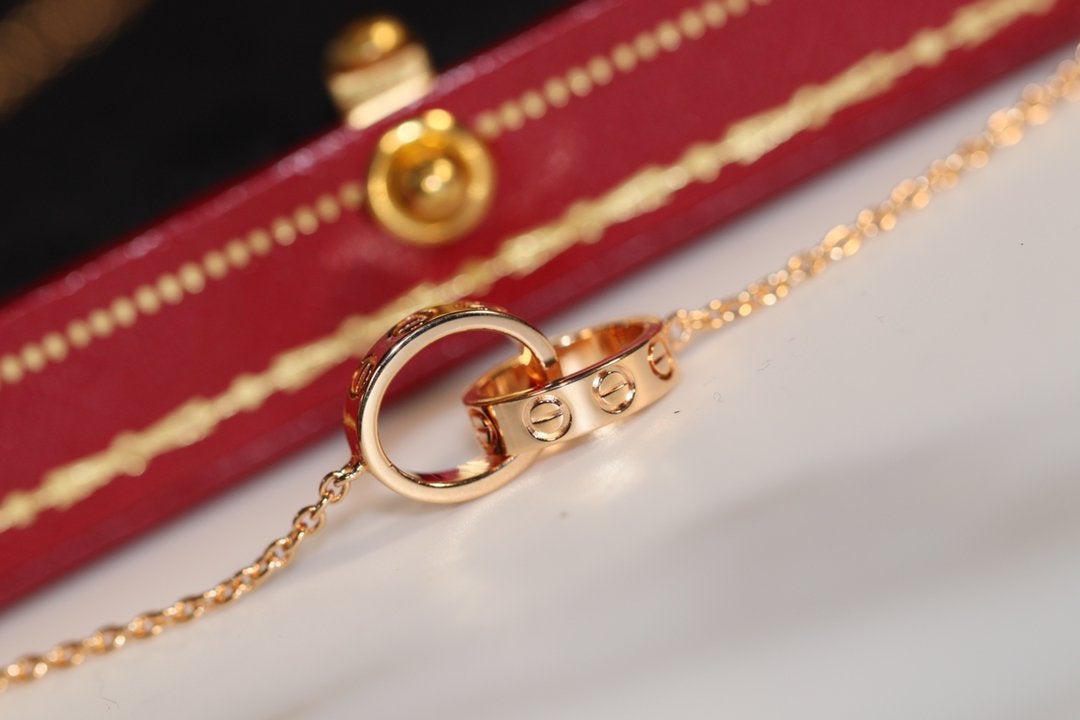 ¡®Star¡¯LOVE NECKLACE PINK GOLD AND SILVER