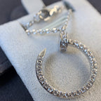 ¡®Star¡¯JUSTE NECKLACE SILVER DIAMONDS
