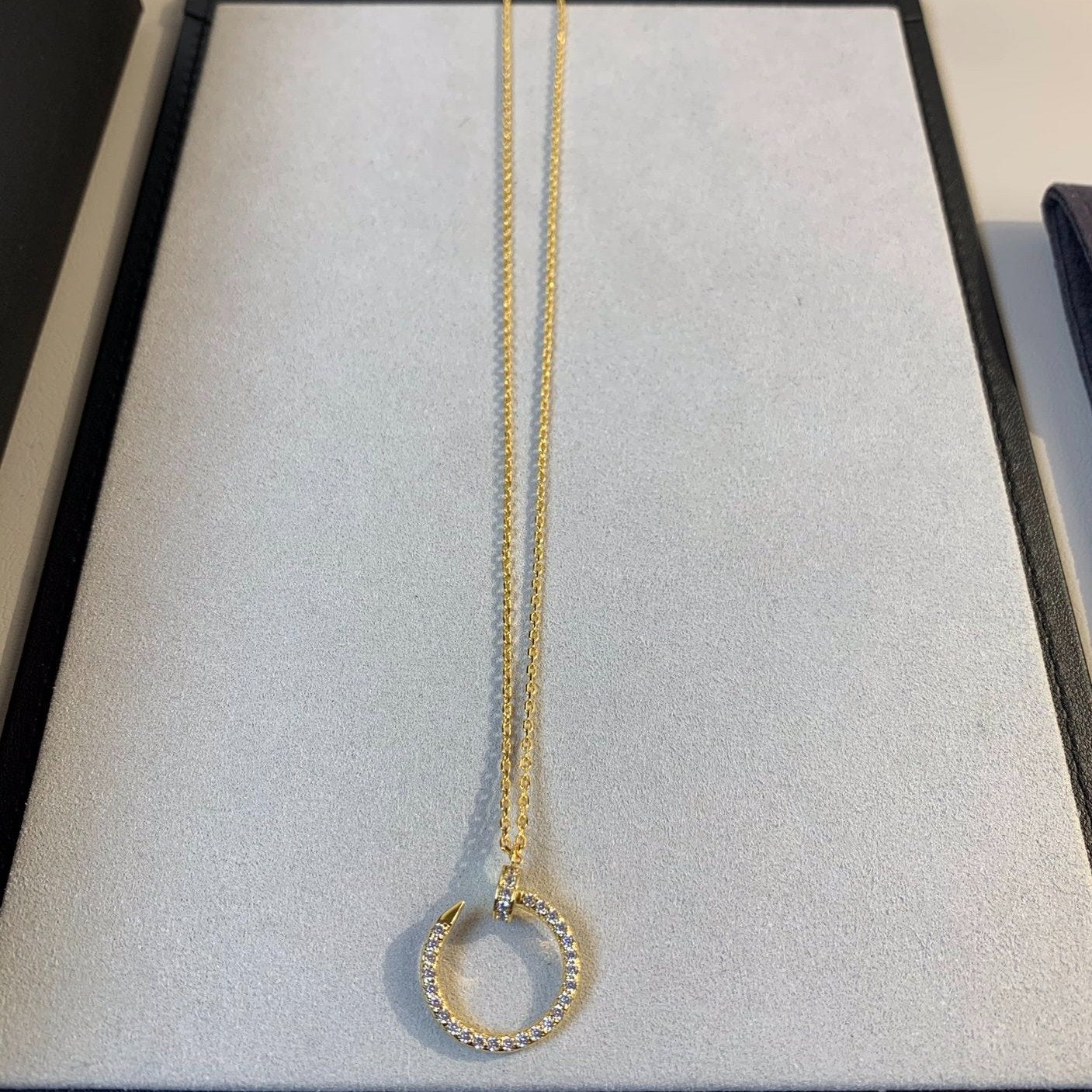 ¡®Star¡¯JUSTE NECKLACE GOLD DIAMONDS