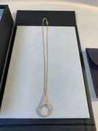 ¡®Star¡¯JUSTE NECKLACE PINK GOLD DIAMONDS