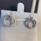 ¡®Star¡¯JUSTE EARRINGS SILVER DIAMONDS