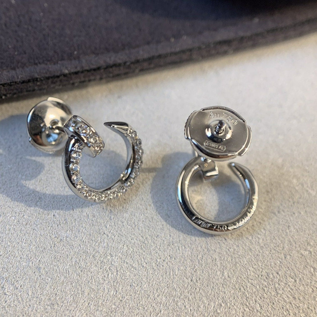 ¡®Star¡¯JUSTE EARRINGS SILVER DIAMONDS