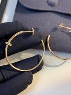 ¡®Star¡¯JUSTE EARRINGS GOLD DIAMONDS 1.8MM