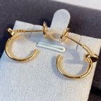 ¡®Star¡¯JUSTE EARRINGS PINK GOLD