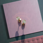¡®Star¡¯LOVE EARRINGS PINK GOLD 10MM