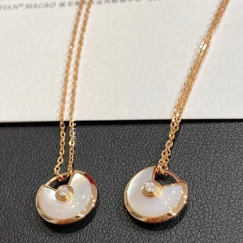 ¡®Star¡¯AMULETTE ROSE GOLD MOP NECKLACE