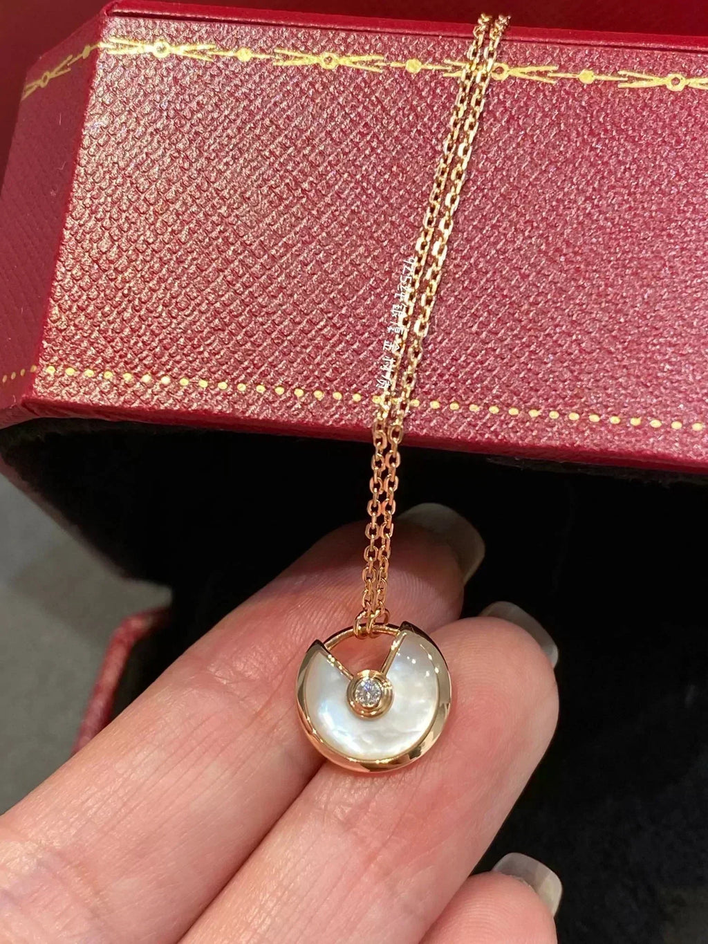 ¡®Star¡¯AMULETTE ROSE GOLD MOP NECKLACE