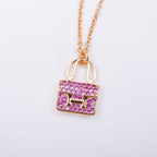 ¡®Star¡¯CONSTANCE PEDANT PURPLE DIAMOND NECKLACE