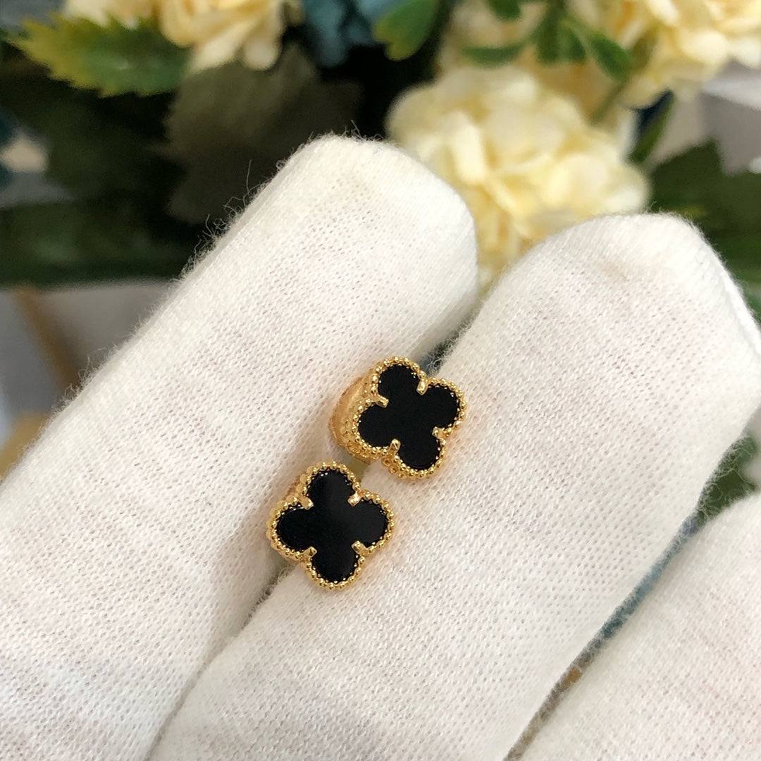 ¡®Star¡¯CLOVER MINI GOLD EARRINGS