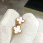 ¡®Star¡¯CLOVER MINI 9.5MM WHITE MOP EARRINGS