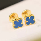 ¡®Star¡¯CLOVER MINI 9.5MM TURQUOISE EARRINGS