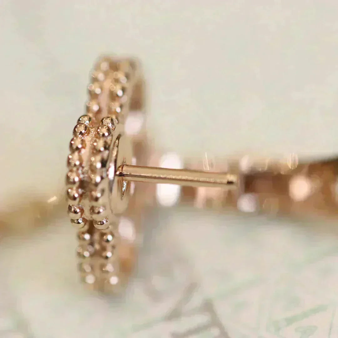 ¡®Star¡¯CLOVER MEDIUM 1 MOTIFS FUll DIAMOND EARRINGS