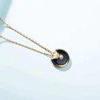 ¡®Star¡¯AMULETTE GOLD CARNELIAN ONYX NECKLACE