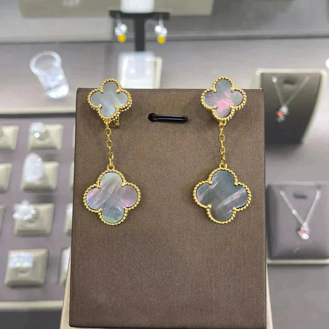 ¡®Star¡¯CLOVER 2 MOTIFS  EARRINGS (MULTIPLE CHOICESC