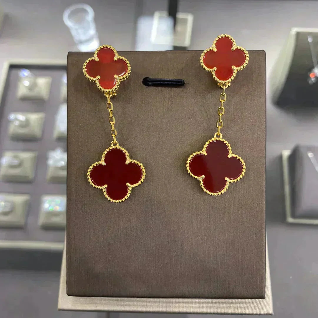 ¡®Star¡¯CLOVER 2 MOTIFS  EARRINGS (MULTIPLE CHOICESC