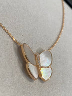 ¡®Star¡¯BUTTERFLY GOLD MOP DIAMOND NECKLACE