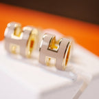 ¡®Star¡¯MINI POP H GOLD EARRINGS GREY