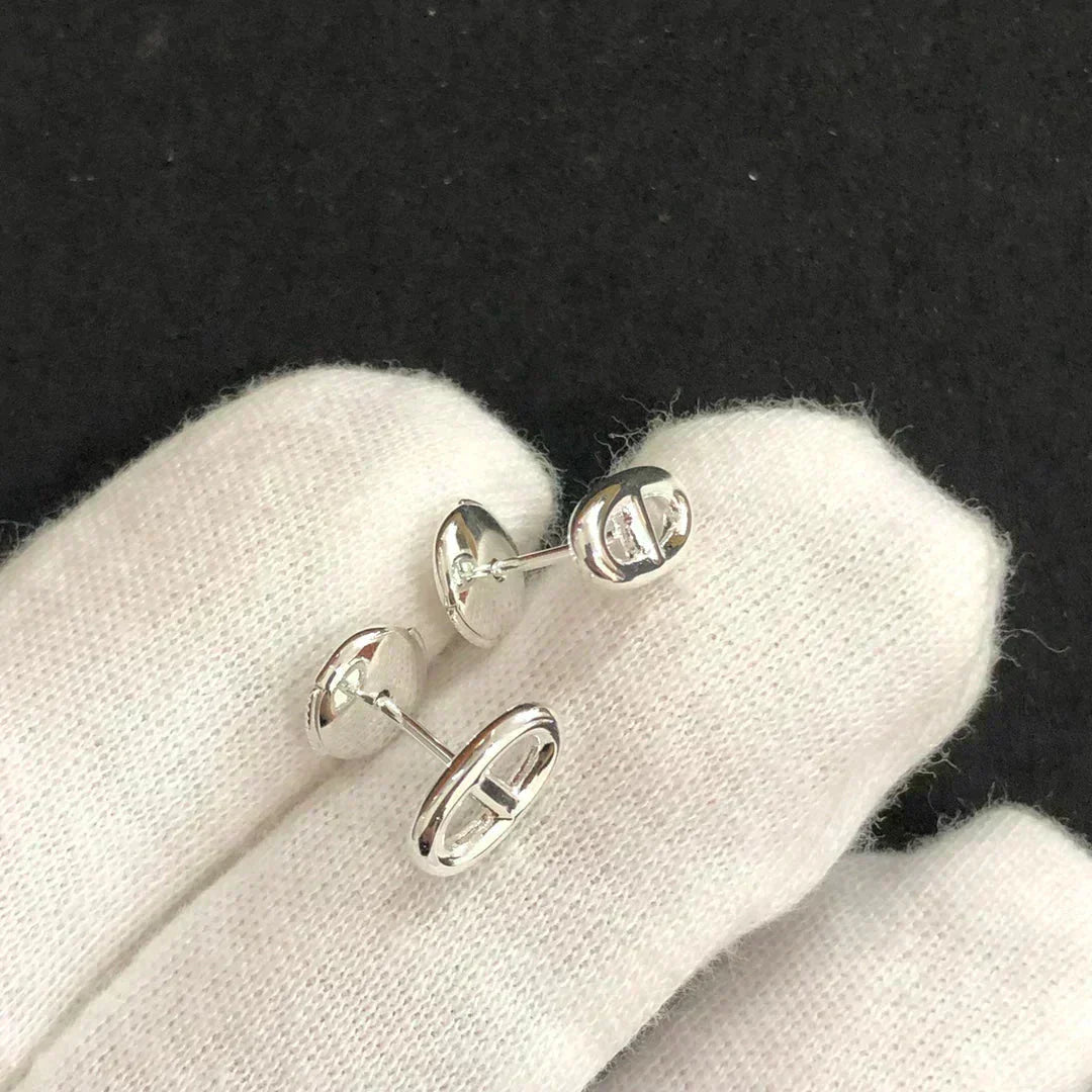 ¡®Star¡¯CHAINE SMALL EARRINGS GOLD AND SILVER