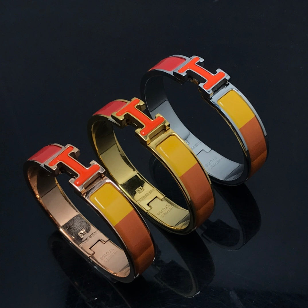 ¡®Star¡¯H BRACELET ORANGE RAINBOW CERAMIC