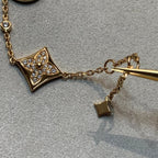 ¡®Star¡¯STAR AND SUN 4 MOTIFS GOLD DIAMONDS BRACELET