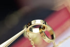 ¡®Star¡¯LOVE NECKLACE DOUBLE RING GOLD