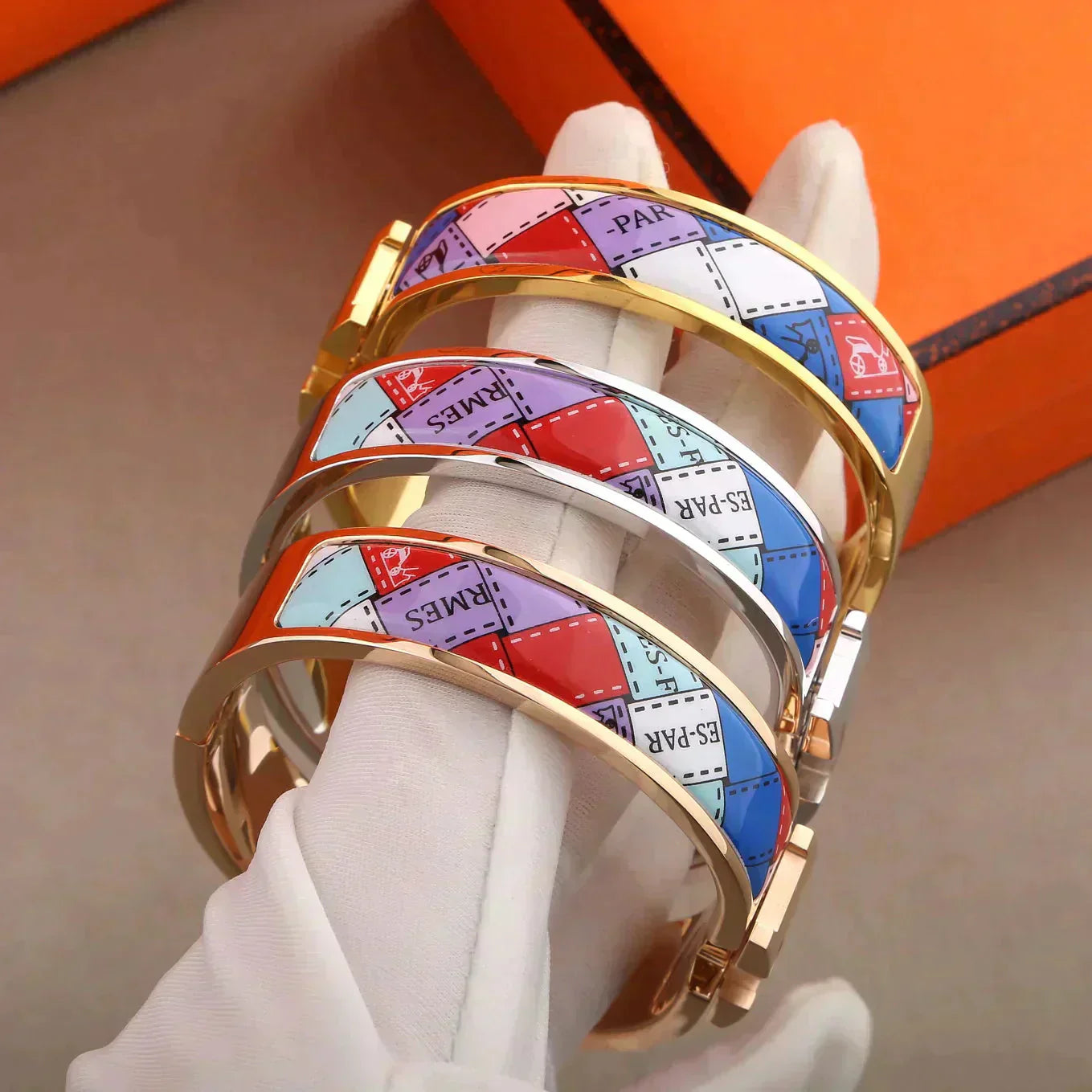 ¡®Star¡¯H BRACELET DOTTED BORDER 12MM