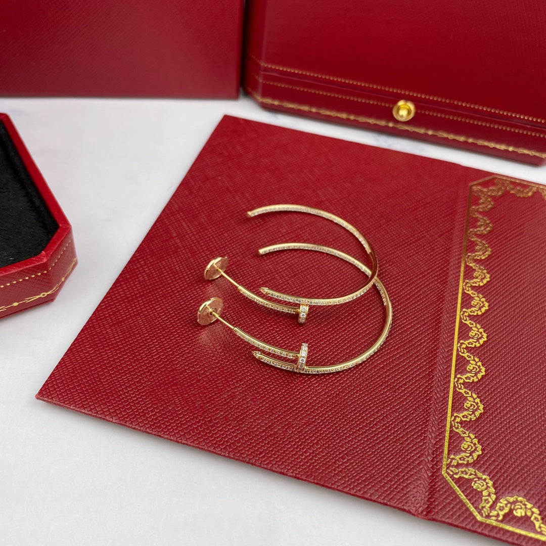 ¡®Star¡¯JUSTE EARRINGS FULL DIAMONDS 1.8MM