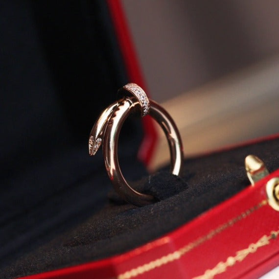¡®Star¡¯JUSTE RING 2.65MM PINK GOLD DIAMOND