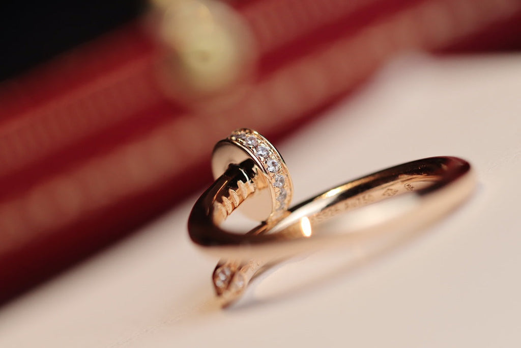 ¡®Star¡¯JUSTE RING 2.65MM PINK GOLD DIAMOND