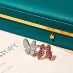 ¡®Star¡¯TWIN BUTTERFLY DIAMOND RING