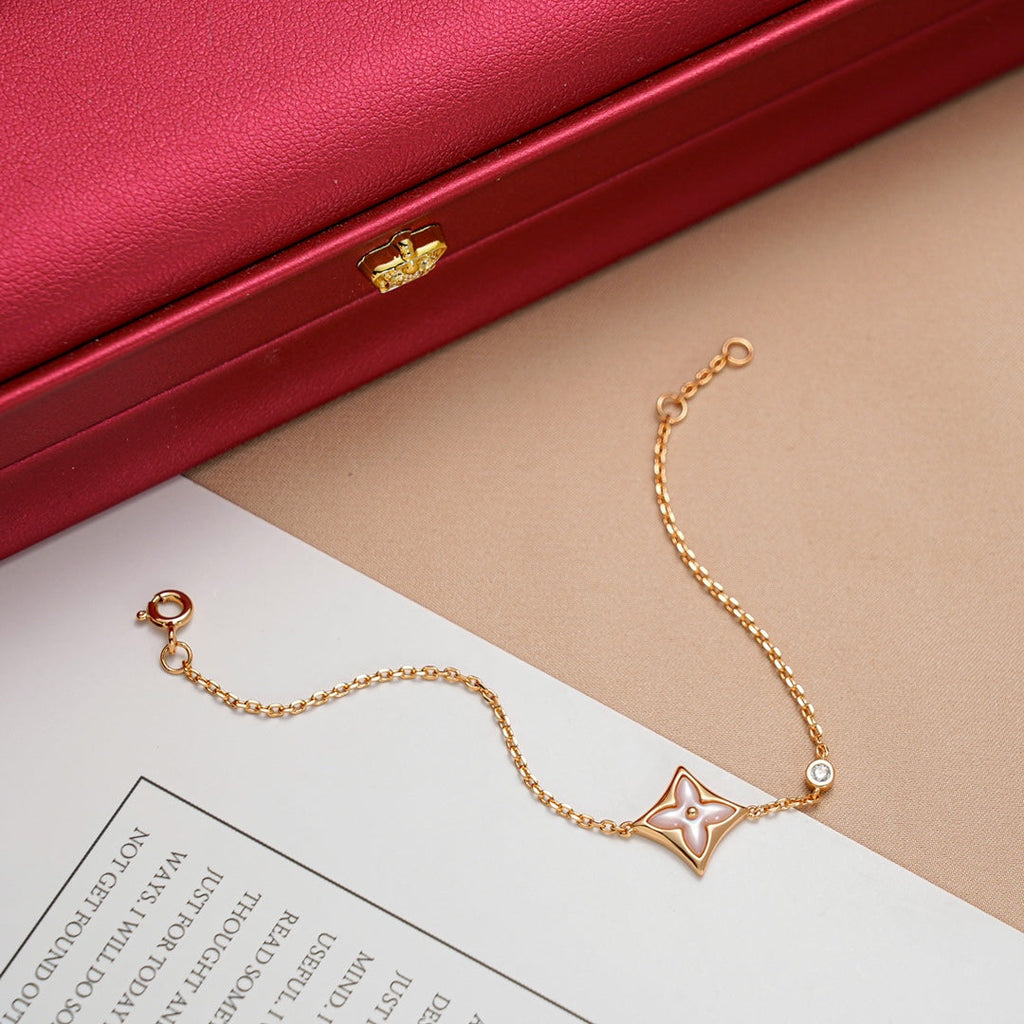 ¡®Star¡¯STAR 1 DIAMOND PINK GOLD BRACELET