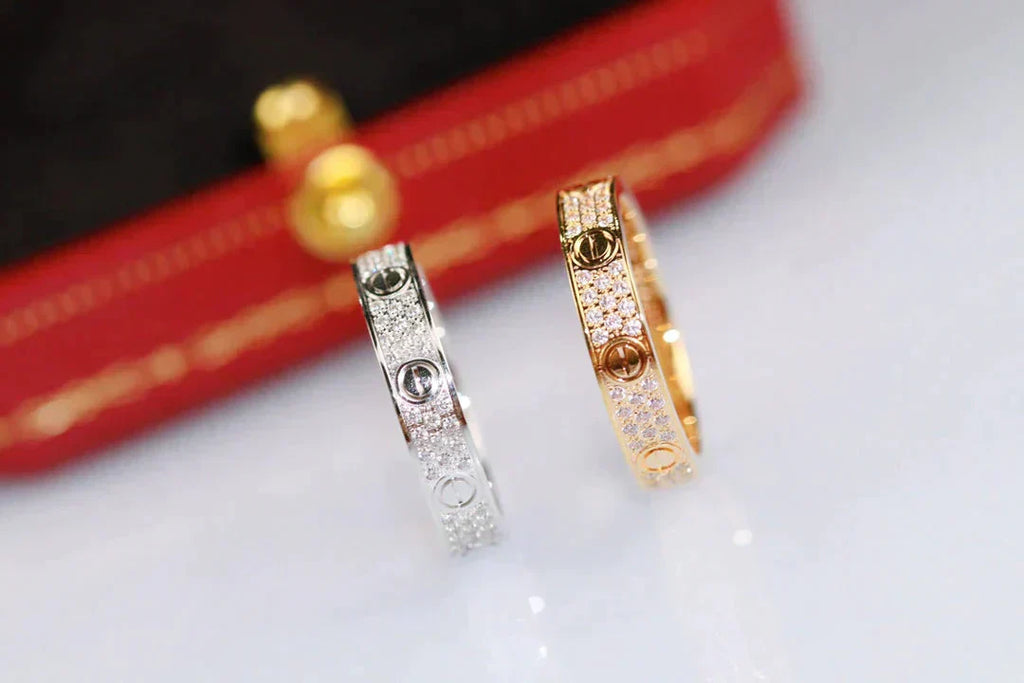 ¡®Star¡¯LOVE RING 3.6MM DIAMOND PAVED