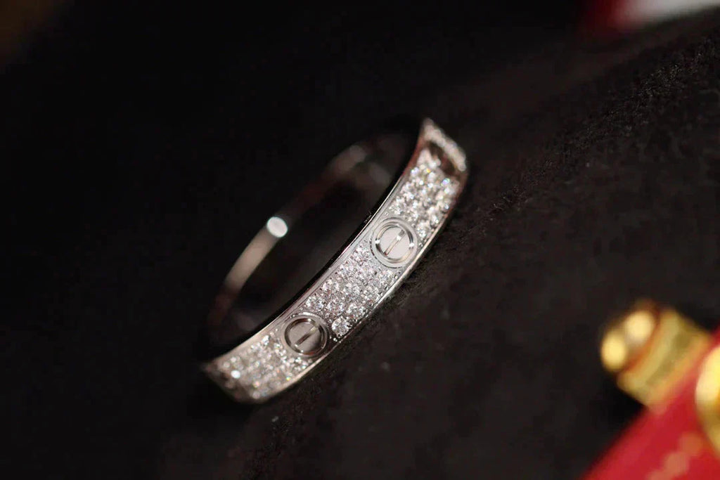 ¡®Star¡¯LOVE RING 3.6MM DIAMOND PAVED