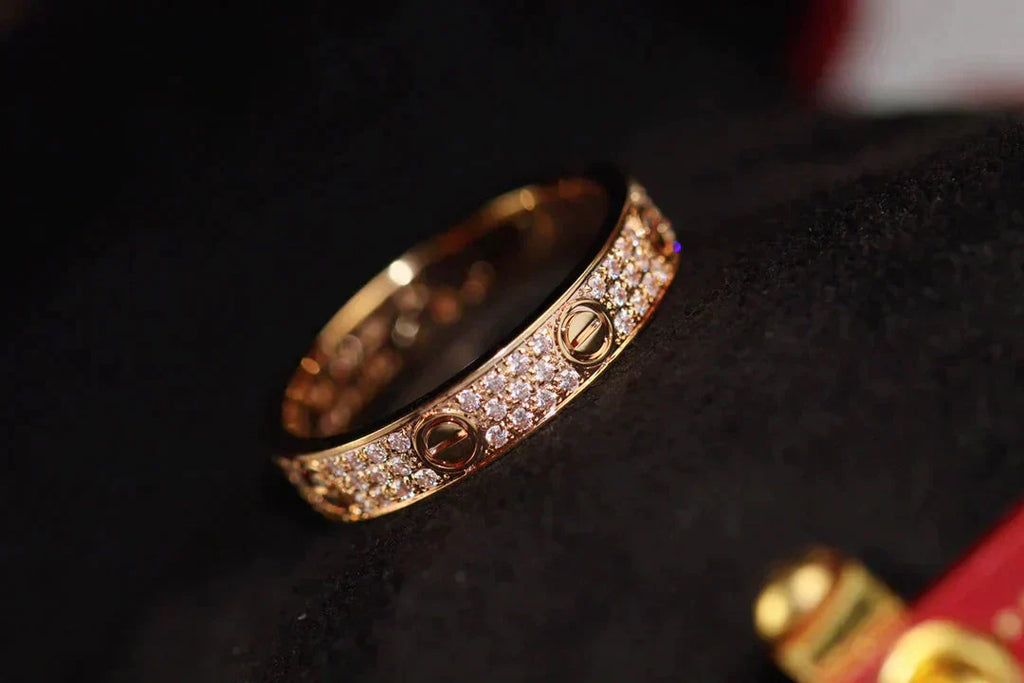 ¡®Star¡¯LOVE RING 3.6MM DIAMOND PAVED