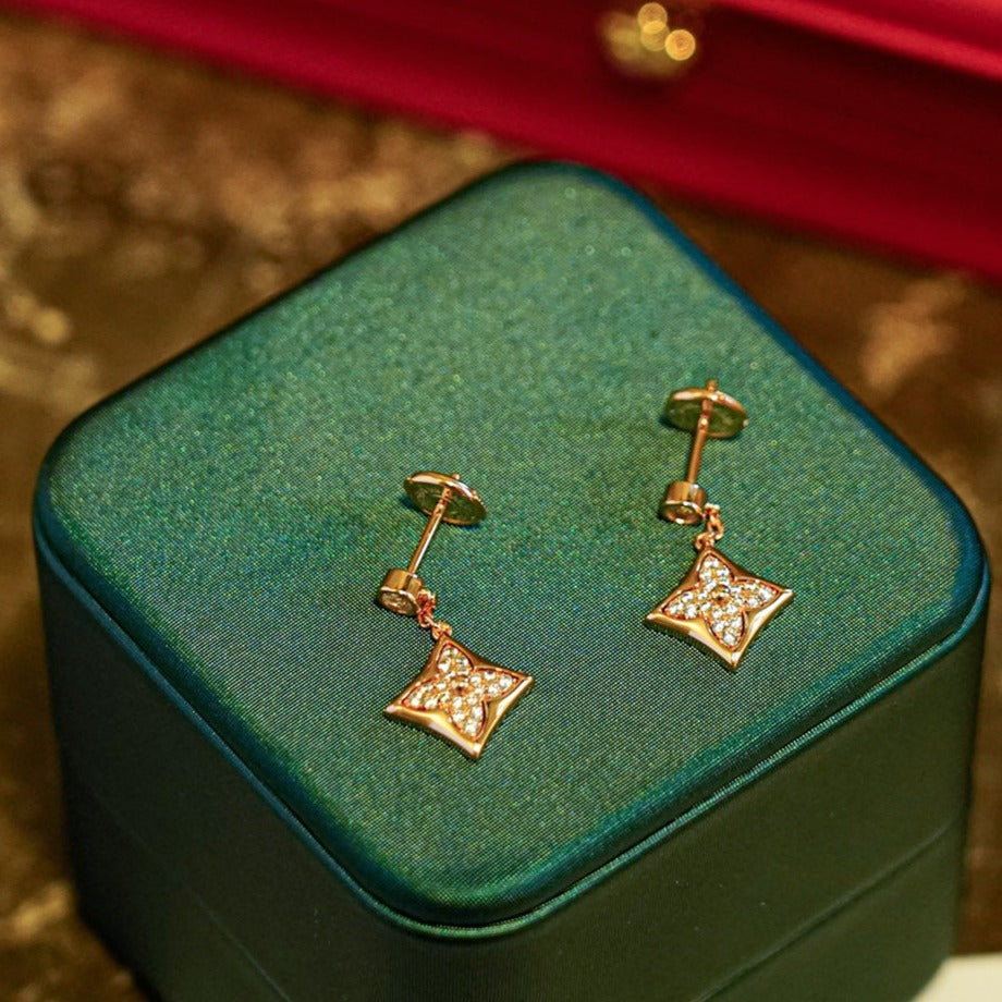 ¡®Star¡¯STAR DIAMONDS EARRINGS GOLD