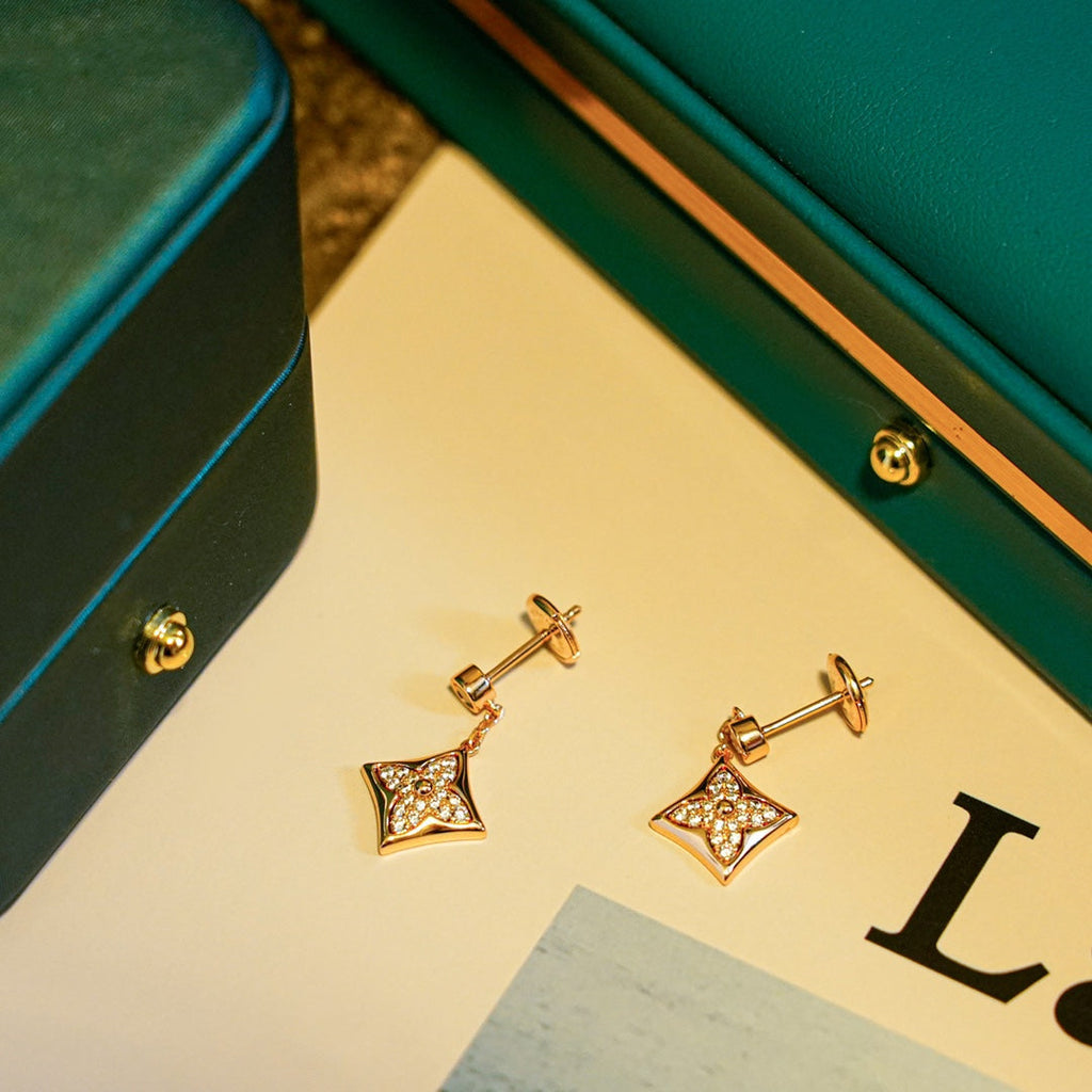 ¡®Star¡¯STAR DIAMONDS EARRINGS GOLD