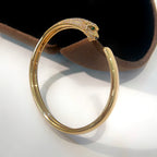 ¡®Star¡¯PANTHERE GOLD DIAMOND OPEN BRACELET
